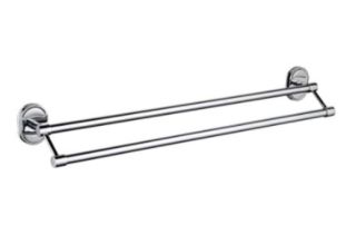 Полотенцедержатель РМС A1023 трубчатый двойной хром